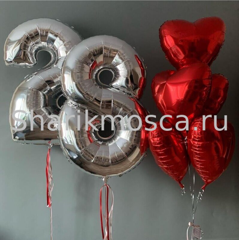Набор с цифрами 28
